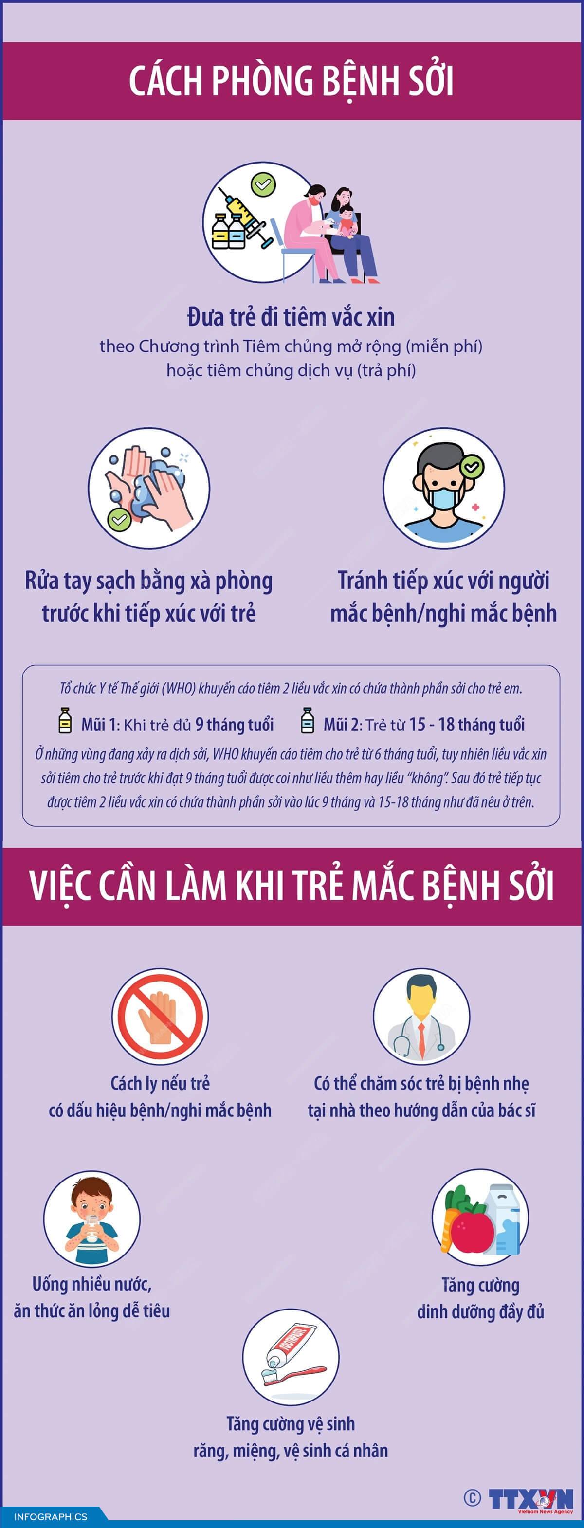 Cách phòng bệnh sởi